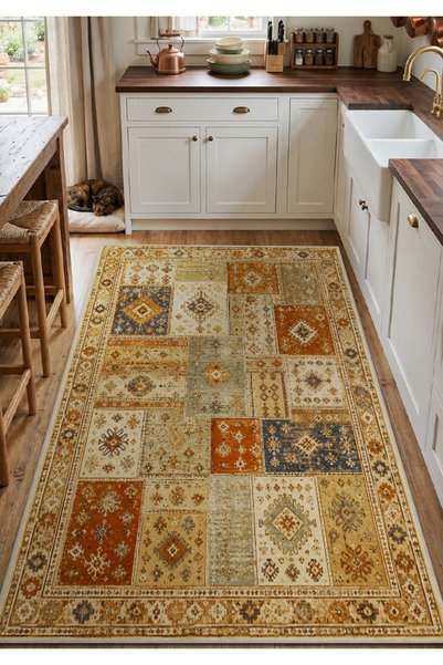 Rugs Modern Halı Sdt Traditional Theme Patterned Modern Woven Base Decorative...