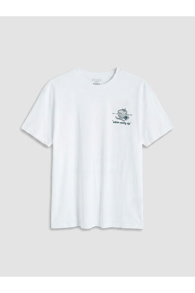 LC Waikiki Tricou sport pentru femei NEVAVM cu decolteu oval imprimat