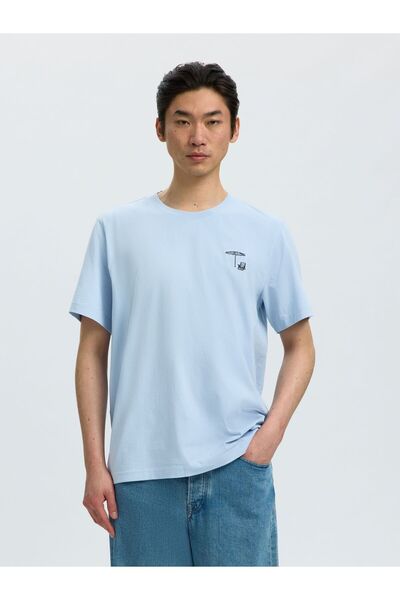 SELECTED T-Shirt Regular Fit Baumwoll