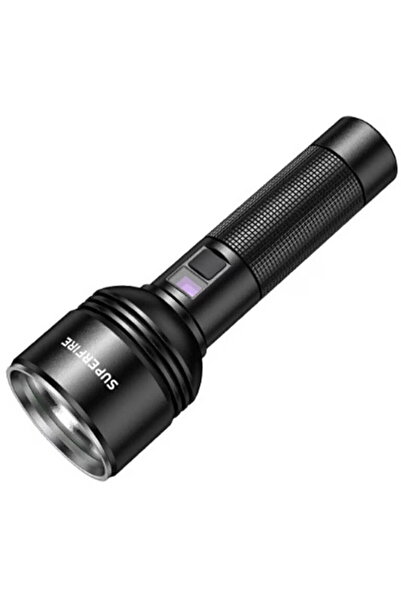 SUPERFIRE Lanterna LED D18, 2000lm, 226M, 5200mAh, Încărcare USB-C, 36W