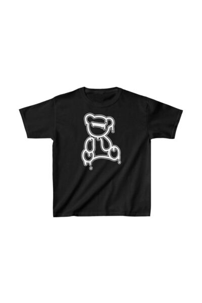 Mariposa Secret Kids Unisex Printed T-Shirt - Black
