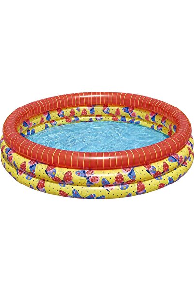 FULLJOY مسبح نفخ 3 طبقات الفراشات الجميلة 1.68m x H38cm 51202