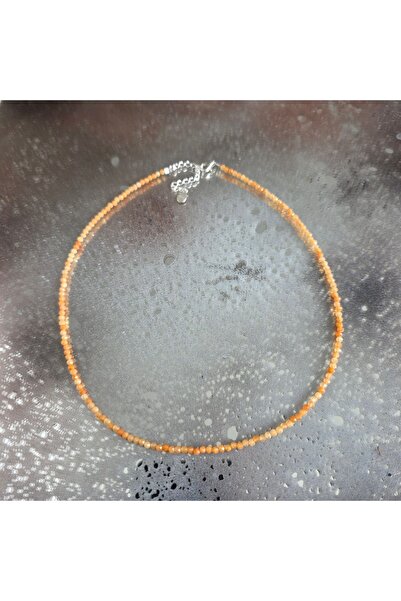 DRUZY Colier aventurin portocaliu, Sunshine #79
