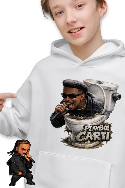 OEM Hanorac Copii Baieti Playboi Carti Skibidi Toilet