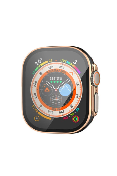NewFace Nhrhls Watch Ultra 49mm Glass Case Screen Protector (204931) - Black-...