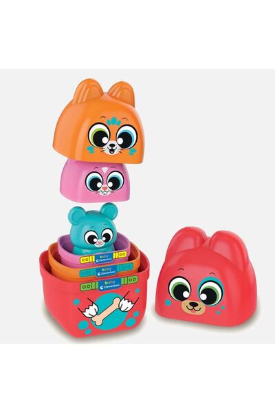 CLEMENTONI Детска играчка Джъмбо животинки 2 в 1, какво е вътре?