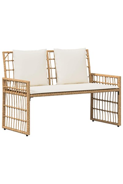 vidaxl Bancă de exterior Simplu și Crem 116 x 55 x 82 cm