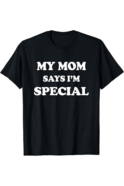 bolivia's تي شيرت رياضي بأكمام قصيرة للرجال بطباعة My Mom Says I'm Special، م...