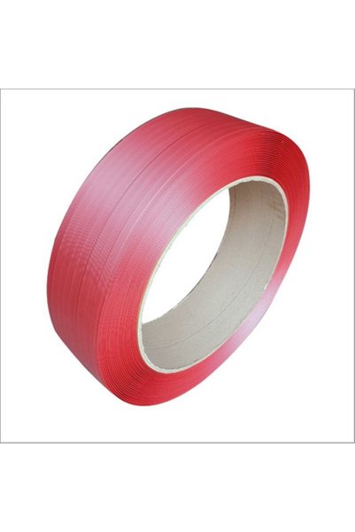 Dalpak Ambalaj 12 mm 400 Metre Kırmızı Pet Çember (Polyester / PET Şerit ) + 250 Adet Sac Toka