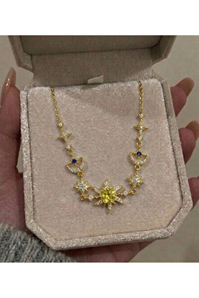 Dem Accessory Çelik | Rapunzel Sun Kolye
