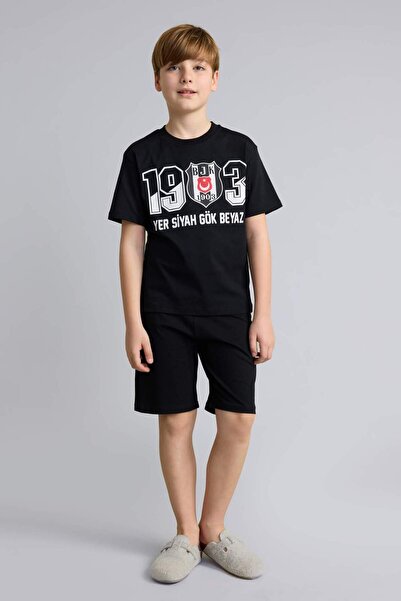 DeFacto Σετ Πιτζάμες Beşiktaş Regular Fit 2 τεμαχίων για αγόρια H7342A826HS