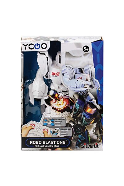 Silverlit Robot cu telecomanda, Silverlit, Ycoo, Robo Blast One, Alb