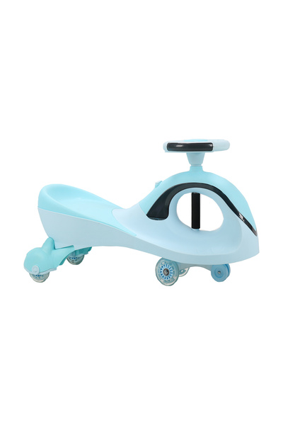 Qitong Masinuta fara pedale cu lumini si sunete Swing Car, Bleu