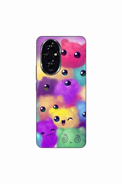 OEM Husa compatibila cu Honor 200 Silicon Gel Tpu Model Pufosi Colorati
