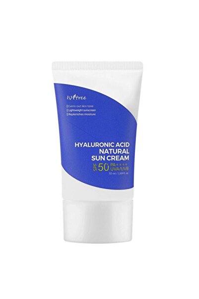 Isntree CREMĂ DE SOARE CU ACID HIALURONIC - Cremă de protecție solară mineral...