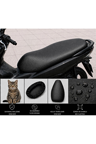 lawrenceshop Husa de protecție pentru șa motocicletei Mondial 250 Nevada, imp...