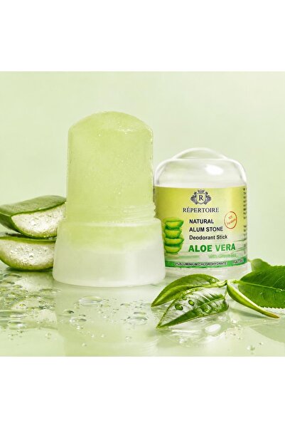 EPİZEN Répertoire Doğal Alum Taşı Deodorant: Hassas Ciltler İçin Aloe Vera Mu...