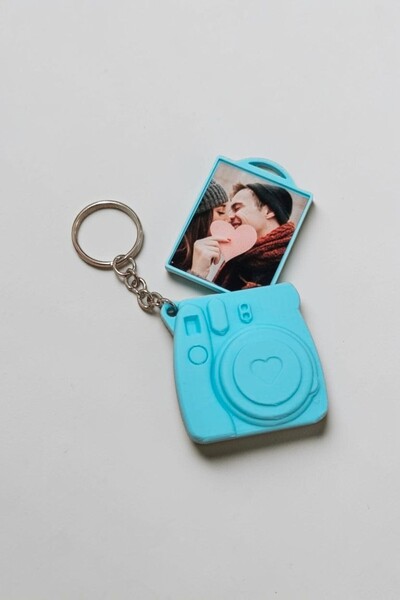 tredblock Instax Mini Fotoğraflı Kamera Anahtarlık - Resimli Anahtarlık