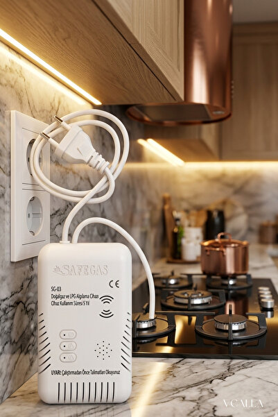 Safegaz Safegas Gaz Alarm Cihazı – Doğalgaz Kaçak Dedektörü