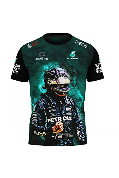 OEM Tricou barbati Lewis Hamilton F1 , maneca scurta multicolor D039