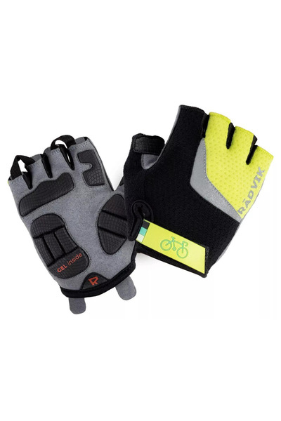 RADVIK Runde Jr Gloves Black/Yellow