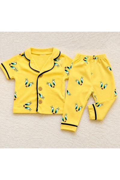 BabyWings Kısa Kollu Pamuklu Pijama Takım