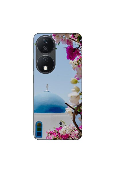 OEM Case compatible with Honor X7b Silicone Gel Tpu Model Greece Santorini