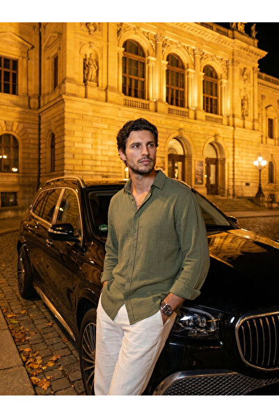 BASEL.CO Zra Model Oversize Shirt - 100% Cotton % Fresh
