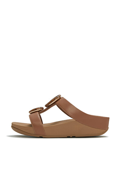 Fitflop Women's / Girls' Slippers A2K-001/C15 Fino Marbled-Stone H-Bar Slides