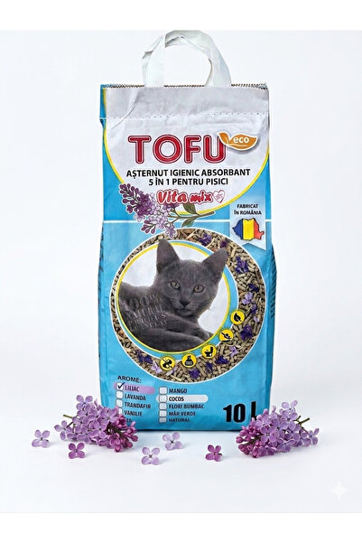 Vitamix Hygienic Cat Litter Tofu Lilac, 100%, Biodegradable, 10 Liters