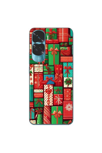 OEM Husa compatibila cu Honor 90 Lite 5G Silicon Gel Tpu Model Xmas Gifts Pat...