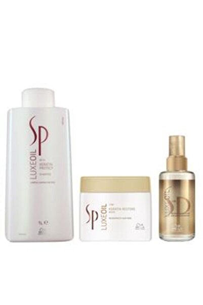 Wella Pachet pentru repararea parului SP Luxe Oil Keratin - Sampon Keratin Pr...