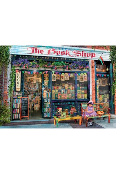 RAVENSBURGER , 1000p Puzzle Kitapçı, Yetişkin Puzzle