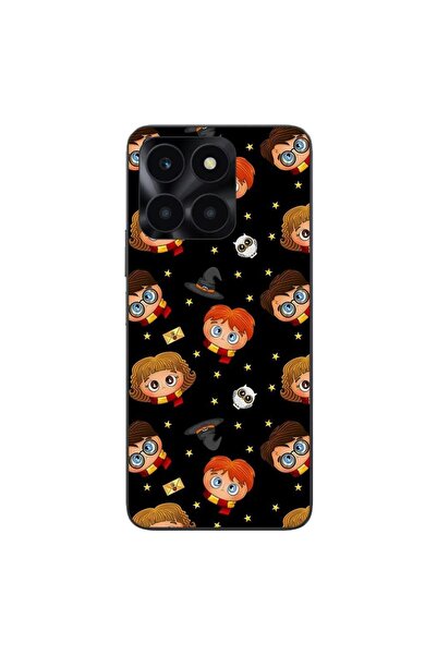 OEM Θήκη συμβατή με Honor X6a από σιλικόνη gel TPU με σχέδιο Harry Potter, Μαύρη