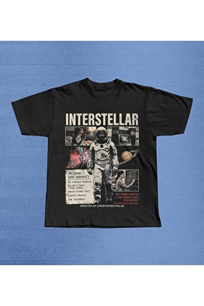 Grafftee Clothing Interstellar unisex majica sa širokim krojem i printom