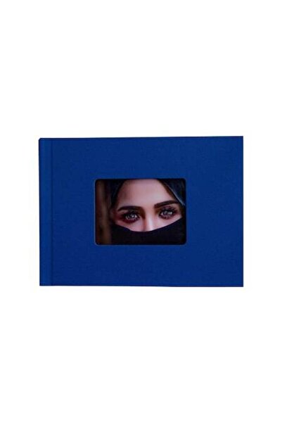 Peleman Album foto cu capsare 15X20cm Orizontal 7mm, Material textil, Albastr...
