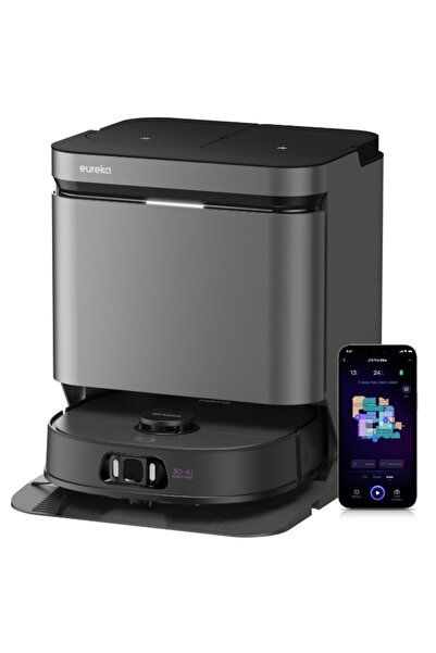 Eureka 16200Pa Robot Vacuum & Mop with Self-Cleaning, Hot Water Wash & Air Dr...
