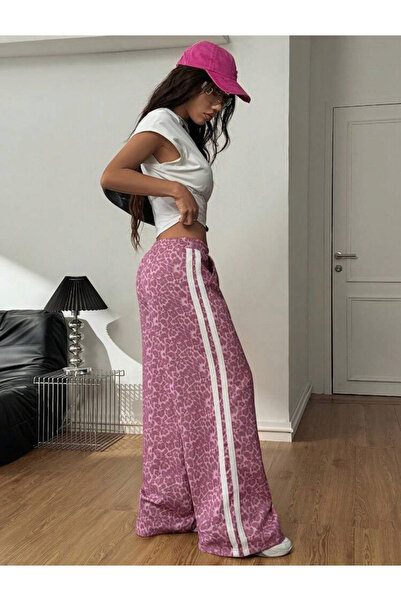 Bravebell Prep Striped Baggy Unisex Sweatpants