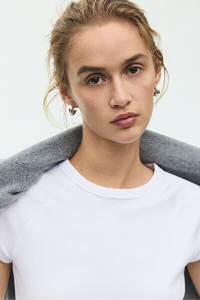 H&M Reglan Kollu Tişört
