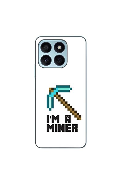 OEM Husa compatibila cu Honor X8b Silicon Gel Tpu Model Minecraft Miner