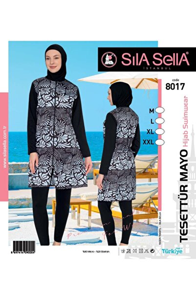 belpa Set de costume de baie pentru femei, cu imprimeu floral, complet acoper...