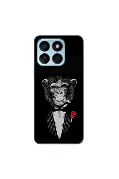 OEM Husa compatibila cu Honor X8b Silicon Gel Tpu Model Cigar Monkey