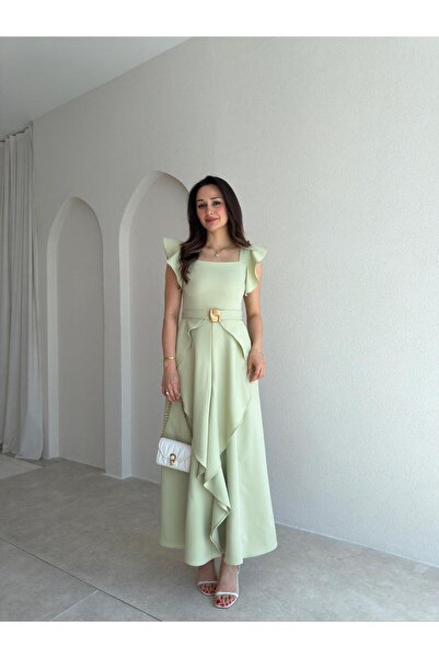 Mooi Butik WAYNE Maxi haljina 5784 - Vodeno zelena