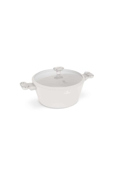 Berlinger Haus Αντικολλητική Κατσαρόλα 28 cm με Γυάλινο Καπάκι, Sahara Marble...