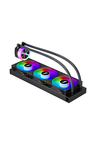 1stPlayer Cooler Procesor 1stPlayer ®   Thunderstorm TS1 360 negru, ARGB, com...