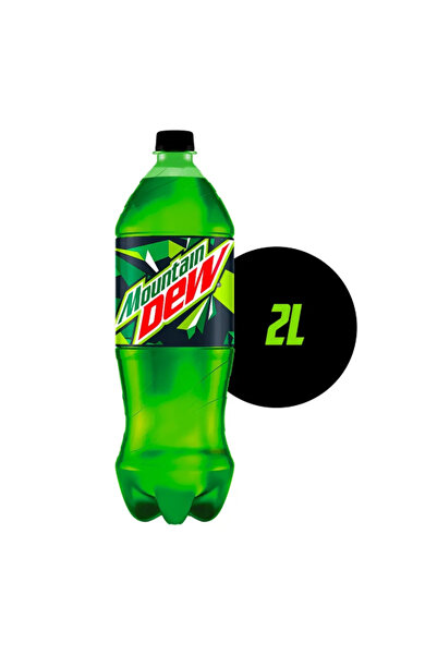 Mountain Dew Mountain Dew carbonated soft drink, 2 L