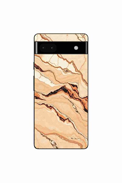 OEM Husa compatibila cu Google Pixel 6A Silicon Gel Tpu Model Desert Stone Ma...
