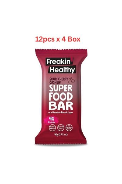 Freakin healthy Tart Cherry bar 4 x 12 x 40g