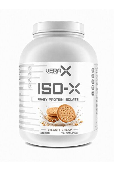 VERA-X NUTRITION VERA-X ISO-X Whey Protein Isolate 2100 Gr 70 Servis Biscuit ...