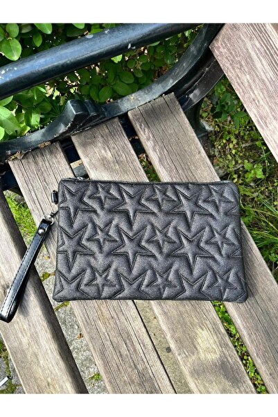 BUTİKOLEA Trend Yıldız Desenli Clutch Çanta